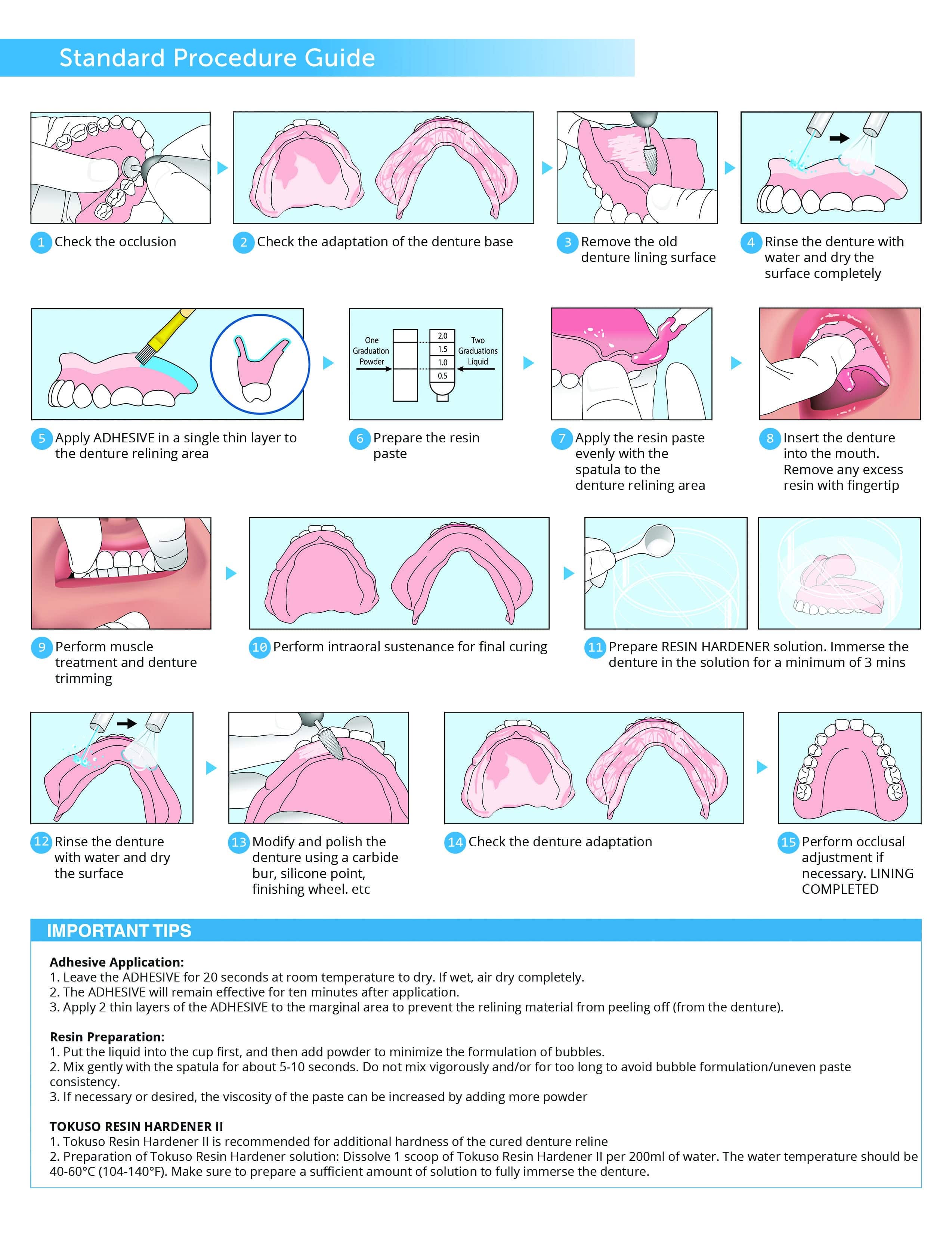 Rebase II Hard Denture Reline Tokuyama Rebase II Info